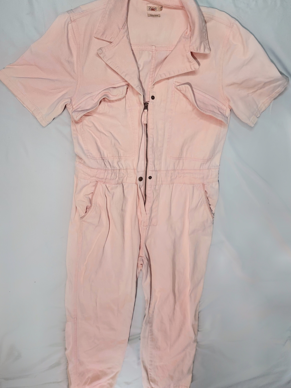 Faherty Pink Jumpsuit - Picture 4 of 6